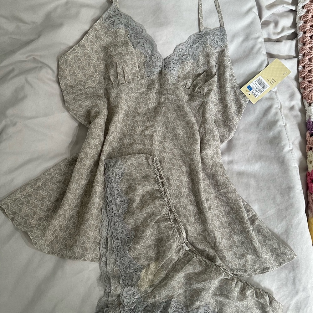 Lace Trim Sleepwear Set